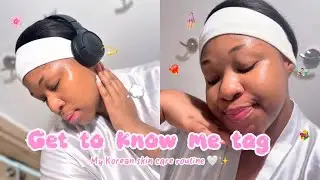 Korean Skincare Routine 💕🌸+ Get to Know Me | My K-Beauty Favorites 2025 🧖&zwj;♀️🫧🧼 #skincare