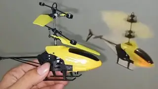 Helicopter Hand Sensor Flying Unboxing Review