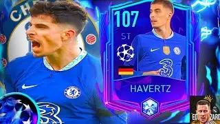 107 KAI HAVERTZ FIFA MOBILE 23 UCL CARD REVIEW GAMEPLAY