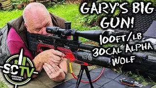 S&C TV | Gary Chillingworth | Shooting the 100ftlb 30cal Alpha Wolf air rifle