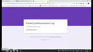 Parent Communication Log