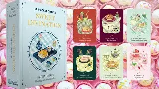 🍰🧁 Le pocket oracle Sweet Divination, un oracle avec des pâtisseries 🤤 & Tirage 🧁🍰