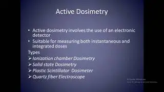 Dosimeter II