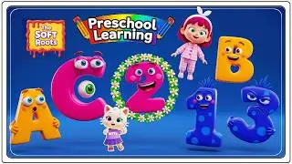Preschool Learning activities for 3 year olds at home | Learn ABC Phonics Shapes Numbers Colors 🌈