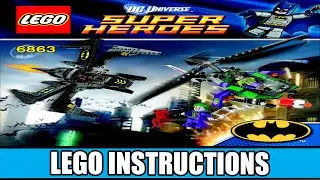 LEGO Instructions - DC Comics Super Heroes - Batman - 6863 - Batwing Battle Over Gotham City