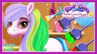 Fun Pony Care - Play & Doctor Care Pony Dress Up - Hair Care - Girls Pony Care Kids Game