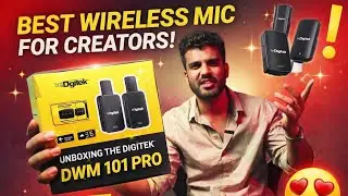 Best Wireless Mic For Creator | UNBOXING THE DIGITEK DWM 101 PRO😍 #digitekmic #trending