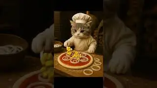 귀여운 요리냥 모모의 피자만들기 도전기Baby Kitten Chef Makes Pizza for the First Time 🍕🐱 | Funny Cute Shorts
