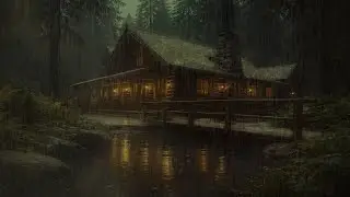Instant Deep Sleep 🌧️ Rain & Thunder in a Dark Forest