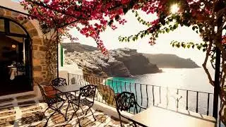 Mediterranean Coast Ambience 2025 ☕ Relaxing Italian Caf&eacute; Jazz Music