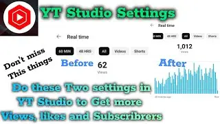 Do These 2 YouTube Studio Settings to Get More Views & Subscribers | YT Studio | Focus and Achieve