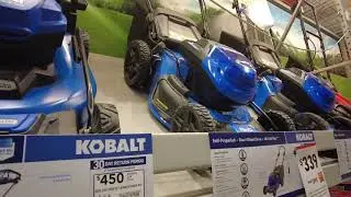Lawn Mowers at Lowes - April 2021