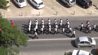 шествие казачей колонны в новороссийске 21.06.2013