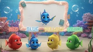 Twinky Fish in the Blue Blue Sea | Fun Ocean Rhyme for Kids | Luma Rhyme Kids