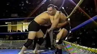 Knee in Lucero's groin 1