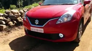 Suzuki Baleno Off-road, angel lights, dual exhaust, Red, 2016