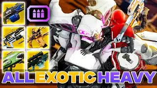 Every Exotic Heavy Vs The Corrupted Puppeteer - Vesper's Host Dungeon Destiny 2