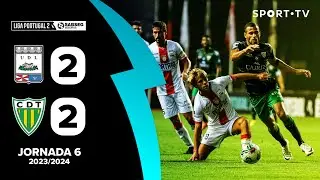 Resumo: U. Leiria 2-2 Tondela - Liga Portugal SABSEG | SPORT TV