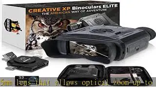 CREATIVE XP Night Vision Goggles - Elite - Digital Military Binoculars w/Infrared Lens, Tactical Ge
