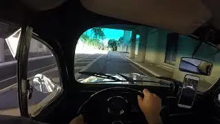 1972 VW FUSCA BEETLE POV GopRO Brasil