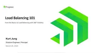 Load Balancing 101 Webinar: From the Basics to Load Balancing with 360o Visibility