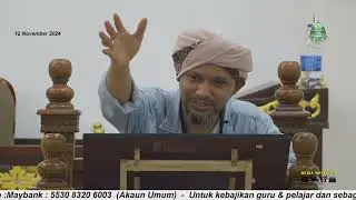 12/11/2024 | Pengajian Selepas Solat Asar | Ustaz Muhaizad Bin Mohamed