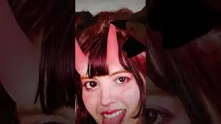 Happy Setsuween day 6 😈👹💜 #halloween #creepy #photoshop #weirdcore #horror