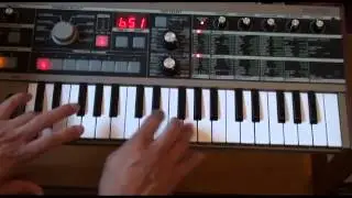 Microkorg demo - hip hop and vintage sounds