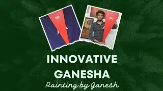 Innovative Ganesha 2 | Ganesha made by using triangular shape | Ganesha Series