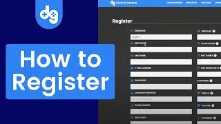 How To Register And Create An Account | Drop-In Gaming