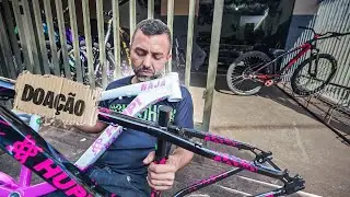 Ele Está Doando Quadro de Hupi Naja e Vai Desistir da Bicicletaria...