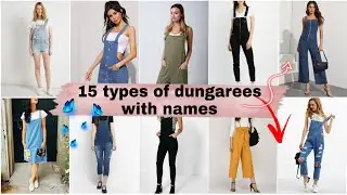 Types of dungarees for women with names| dungaree dress for women| trendy dungaree for girls
