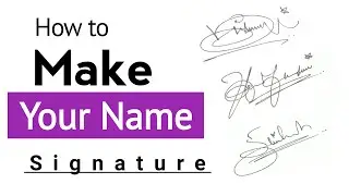 ✔️ How To Signature Your Name | Your Name Signature
