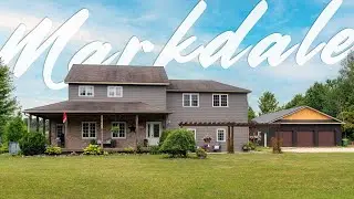 A real estate listing on 135260 9th Line, Markdale, Ontario.