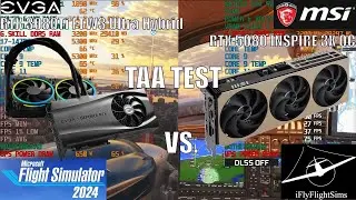 MSI RTX 5080 INSPIRE 3X OC vs. EVGA 3080Ti Hybrid TAA in MSFS 2024 | Benchmark Comparison | 1440p