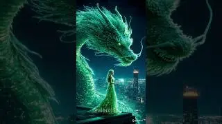 Neon Magical Animals with Queens #aiart #neon #magic #trending #animals #dress #fantasy #ai #shorts