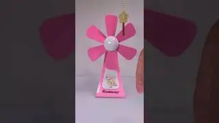 Fan with a flower shaped hair pin attached #kipasangin #shorts #fans