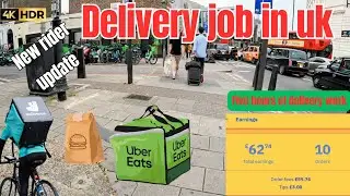 FOOD DELIVERY JOB IN UK 🇬🇧 WEEKLY INCOME 💰😱