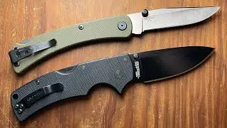 Buck 110 vs. Cold Steel American Lawman. On The Cutting Edge