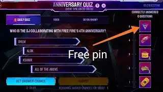 Freefire new Quiz Event 🔥-Garena freefire