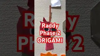 Raddy phase 2 origami #sprunki #おりがみ #art #スプルンキ #raddy #fnaf