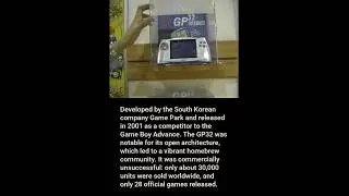 GP32 portable console review at E3 in 2000 #gp32 #handheld #e3