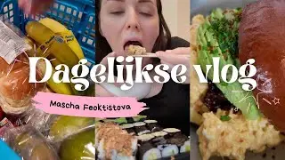 Samen sushi eten en de weekboodschappen doornemen | Vloggloss 3708