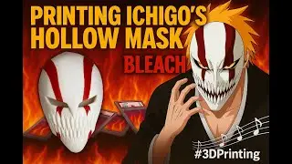 Bleach Cosplay Upgrade! Printing Ichigo&rsquo;s Hollow Mask LIVE 🩸 #3DPrinting #livestream