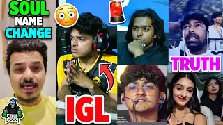 GodLike didn't Qualify 🥵 Soul Name CHANGE?😳 All Reply & Full STORY✅8Bit Thug,Jonathan IGL,Neyoo,S8UL