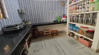 Non - Modular Kitchen Organization idea| My New Kitchen Tour| Rental | Kitchen Organization idea