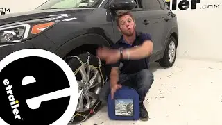 etrailer | DIY 2019 Hyundai Tucson Installation for the Titan Chain Snow Tire Chains
