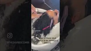 Start of a Curl Detox #blackgirlmagic #curlyhair #hairstylist #ytshorts #foryou
