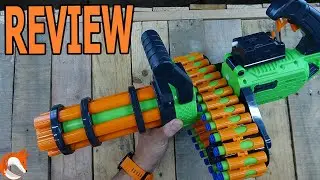 Review - Adventure Force V-Twin Motorized Gatling Belt Dart Blaster