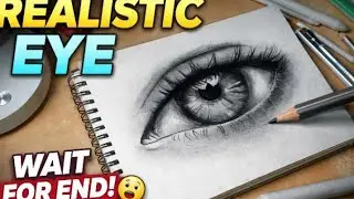 👉 Realistic Eye Drawing Step by Step ✏️ | Pencil Sketch Tutorial